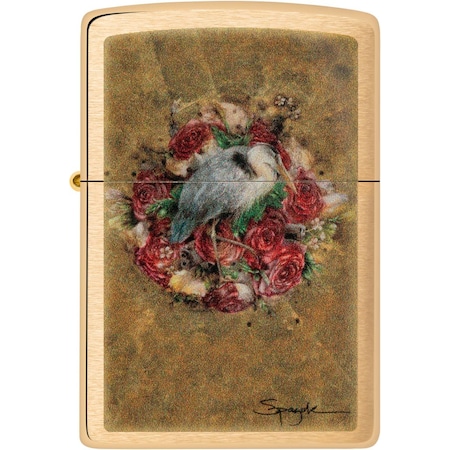 Zippo 2024 Zippo Brushed Brass, Spazuk ZIP-48329